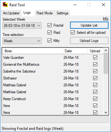 Logs preview