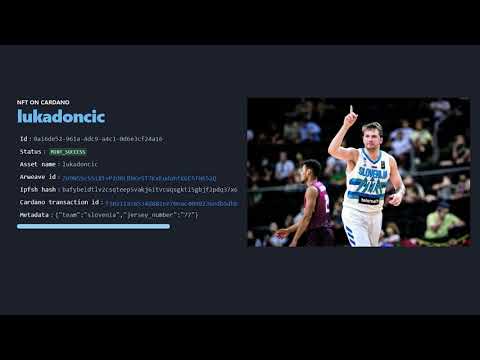 Cardano nft maker demonstration