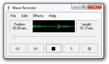 Wave recorder sample application