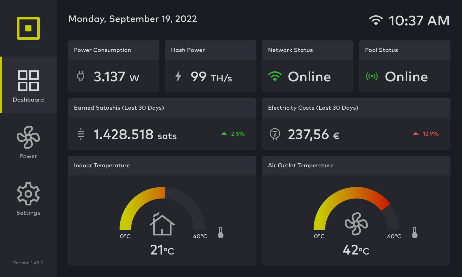 Bitcoin Heater OS