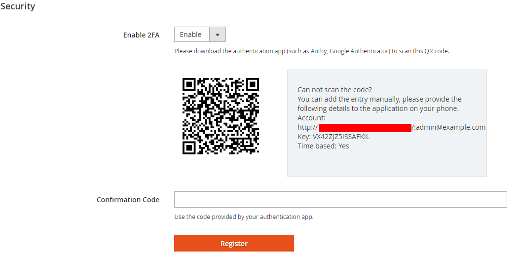 Magento 2 Two Factor Authentication