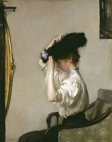 Edmund Tarbell, 1907 - "Preparing for the Matinee"