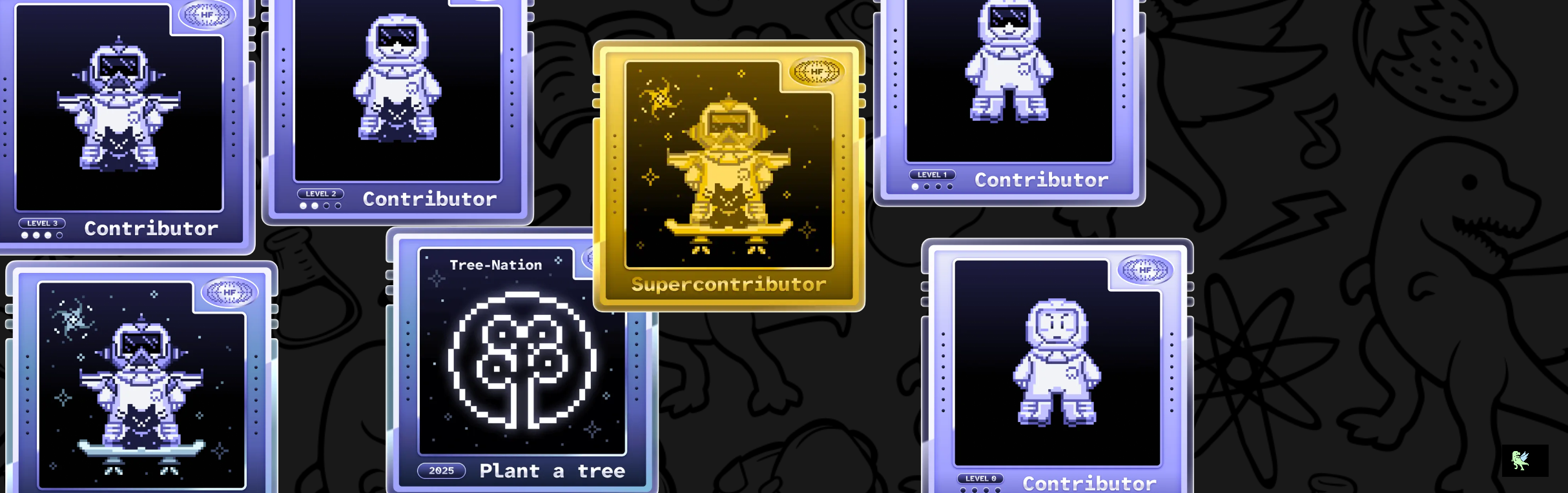 An image of @sapatmohit's Holopin badges, which is a link to view their full Holopin profile