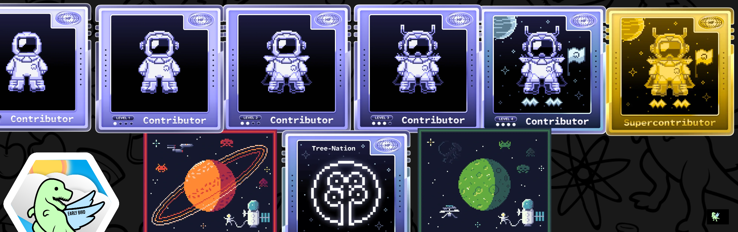 An image of @ishank307's Holopin badges, which is a link to view their full Holopin profile