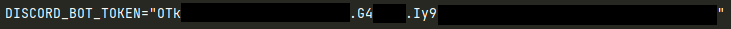 Discord bot token