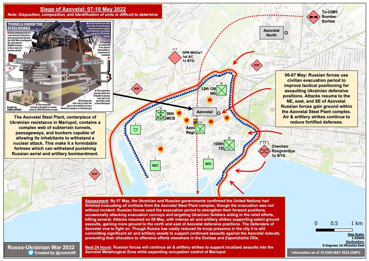 Siege of Azovstal 2022.5.7-10 🔍