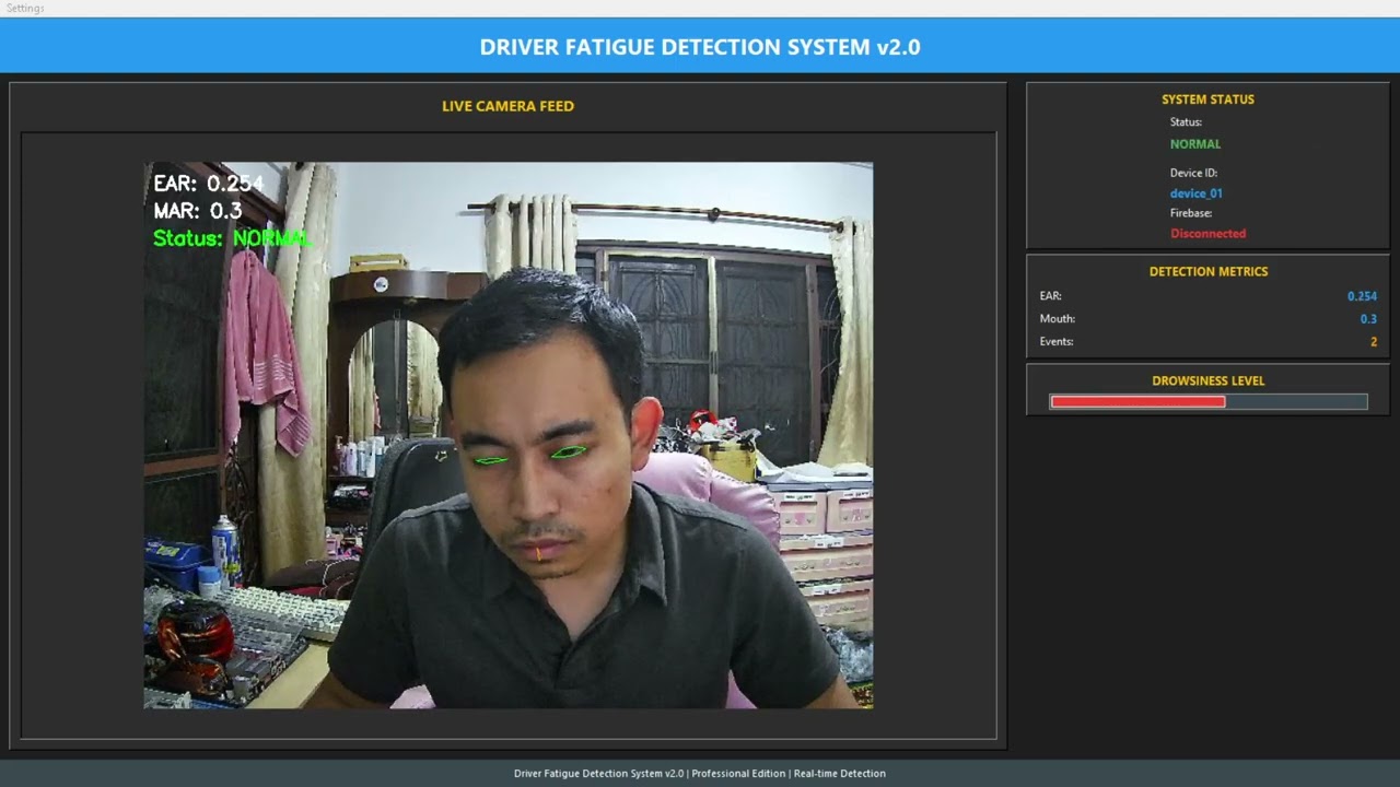 Driver Drowsiness Detection Demo