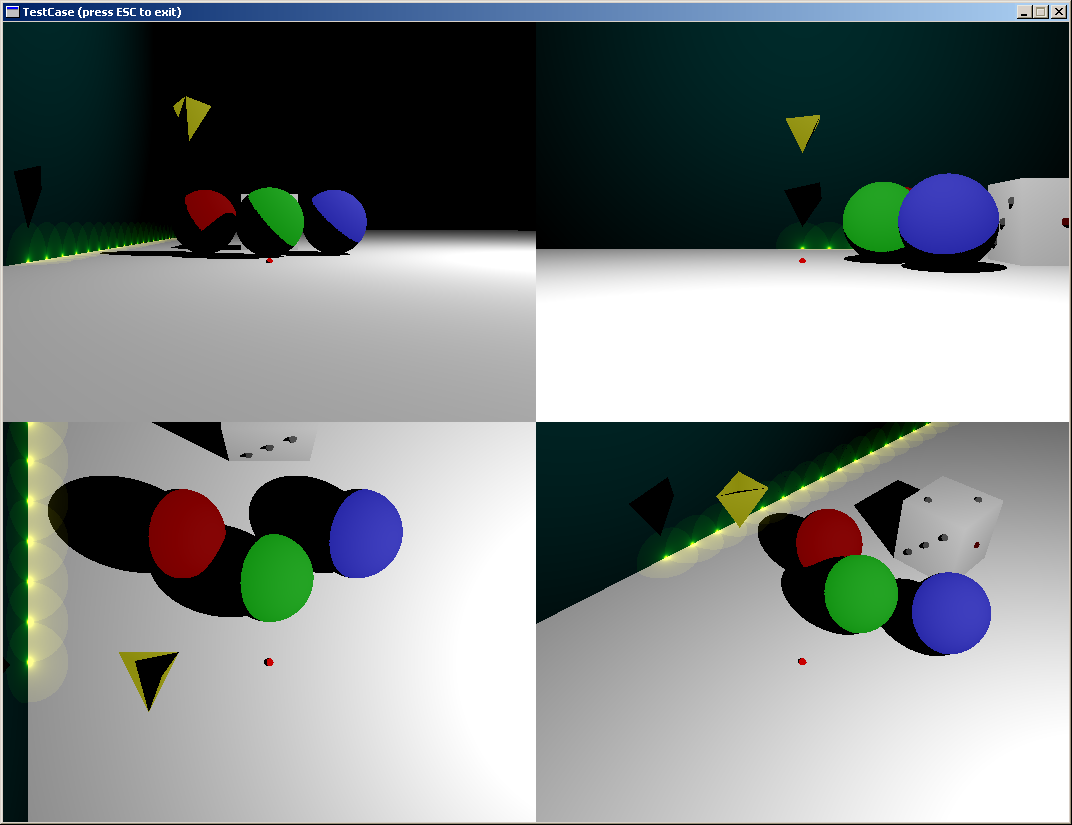 Screenshot of raytracr test case 1