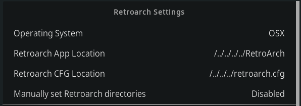 IAGL Retroarch Settings