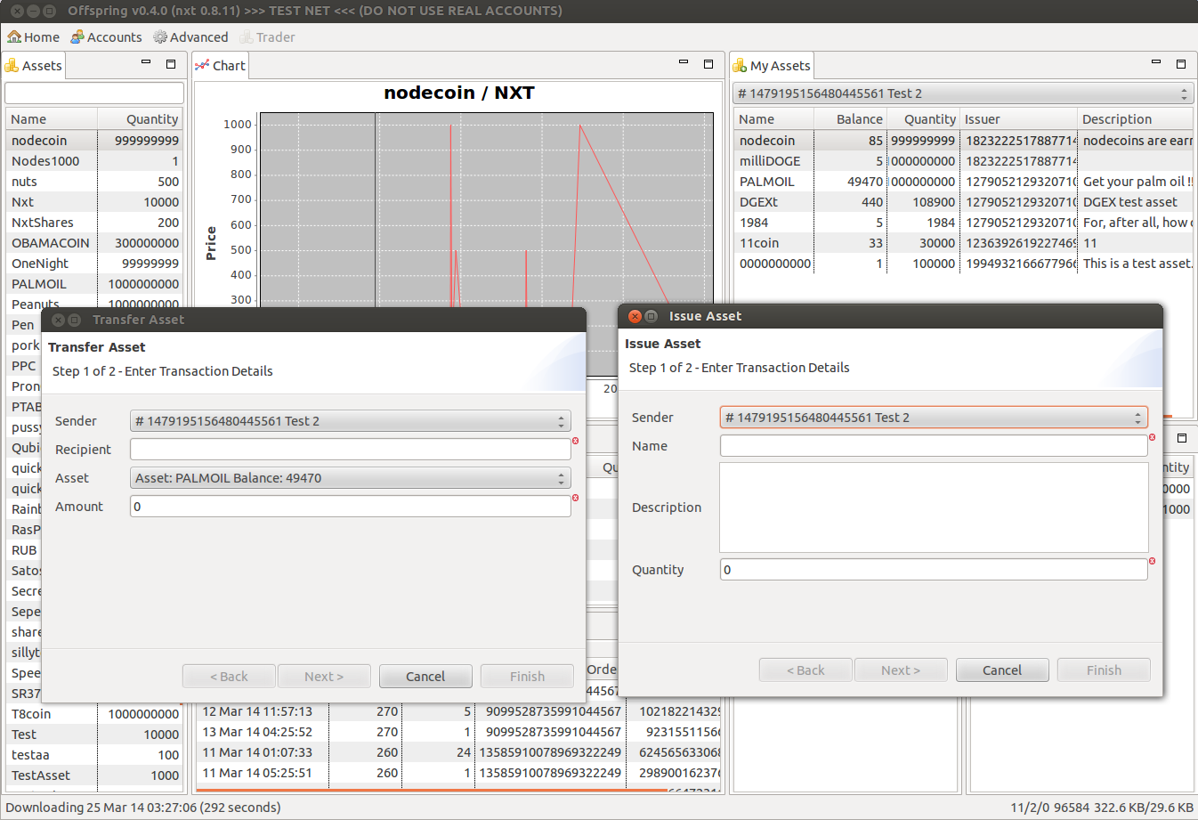 Asset Exchange Transfer Asset