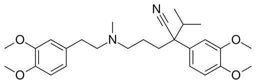 Verapamil structure