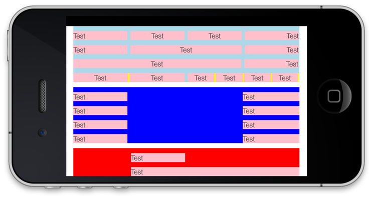 Layout example (Horizontal)