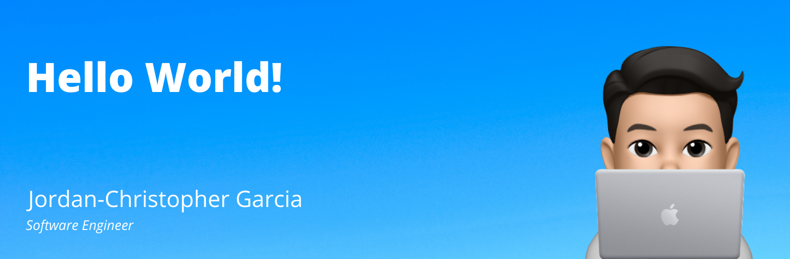 Hello World! Jordan-Christopher Garcia. Software Engineer.