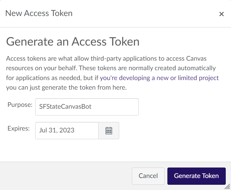 New Access Token