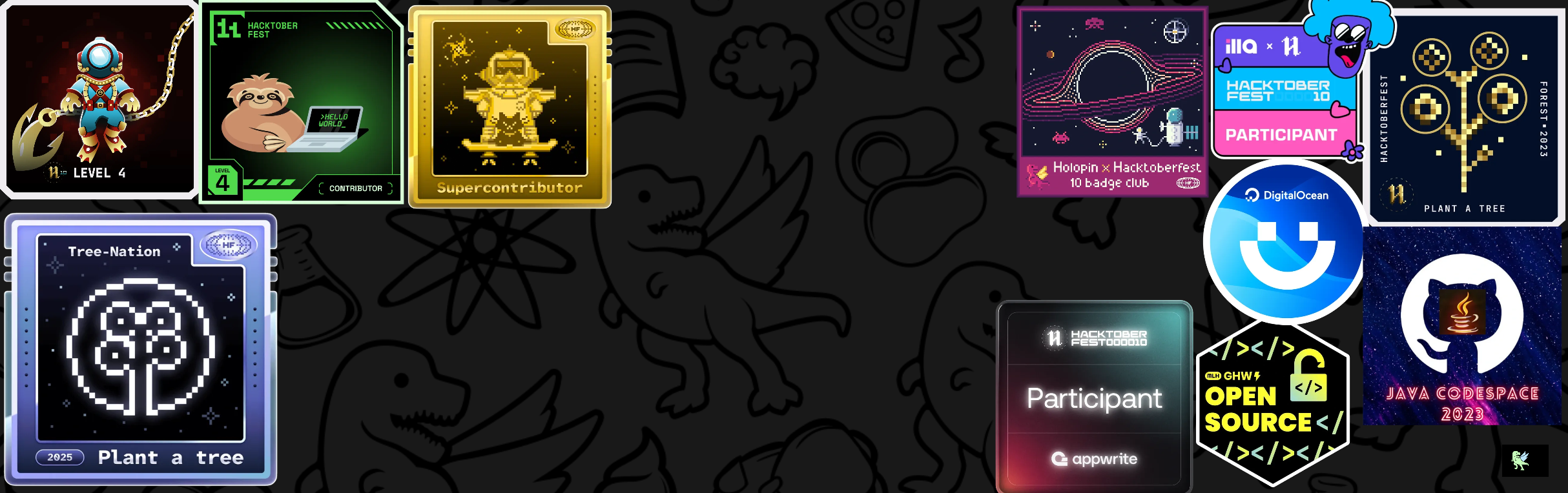 @vedeesh6's Holopin badges