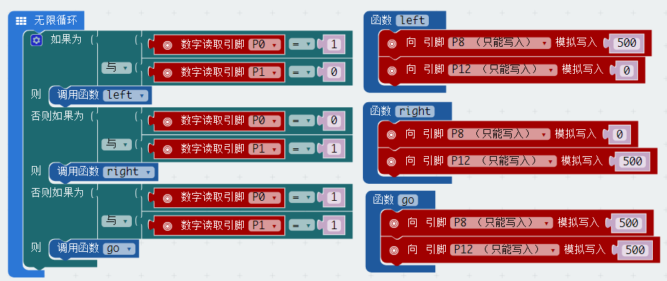 乐高小车程序