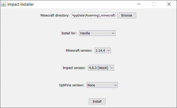 Example installer