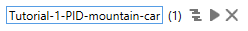 Experiment tab header