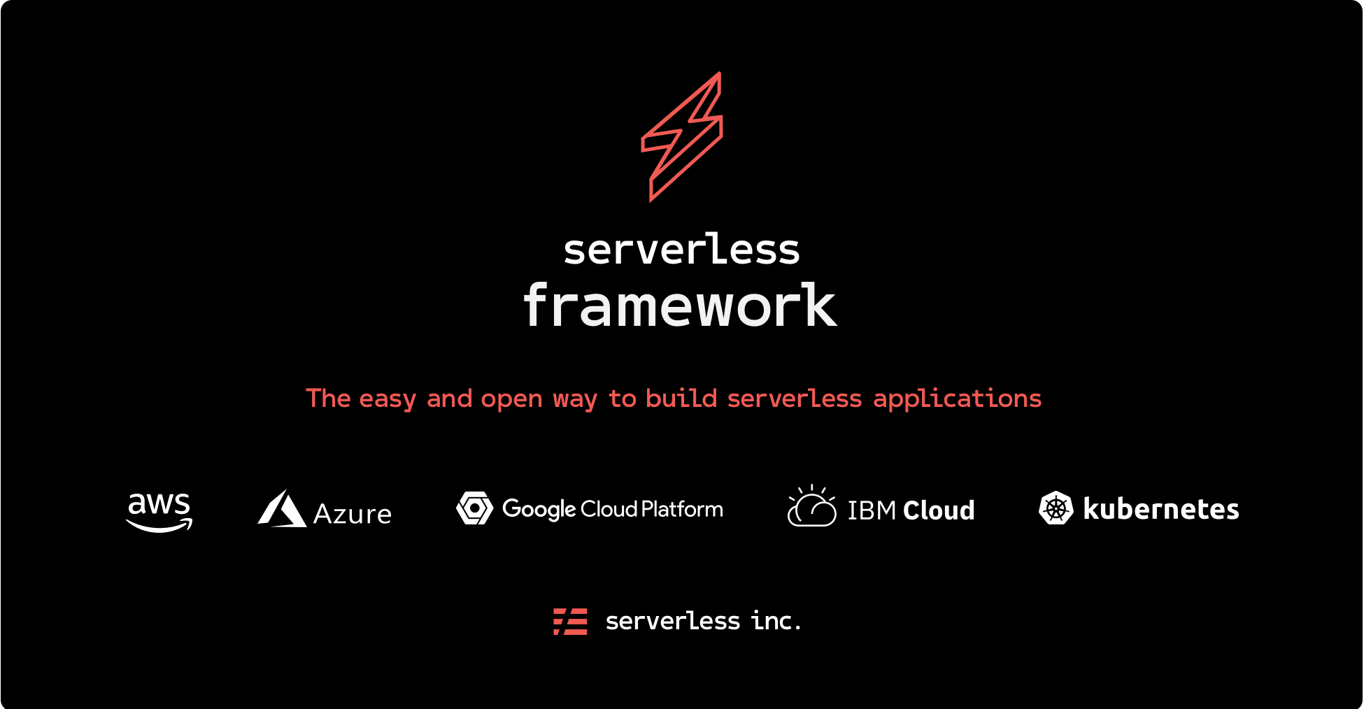 Serverless Application Framework AWS Lambda API Gateway