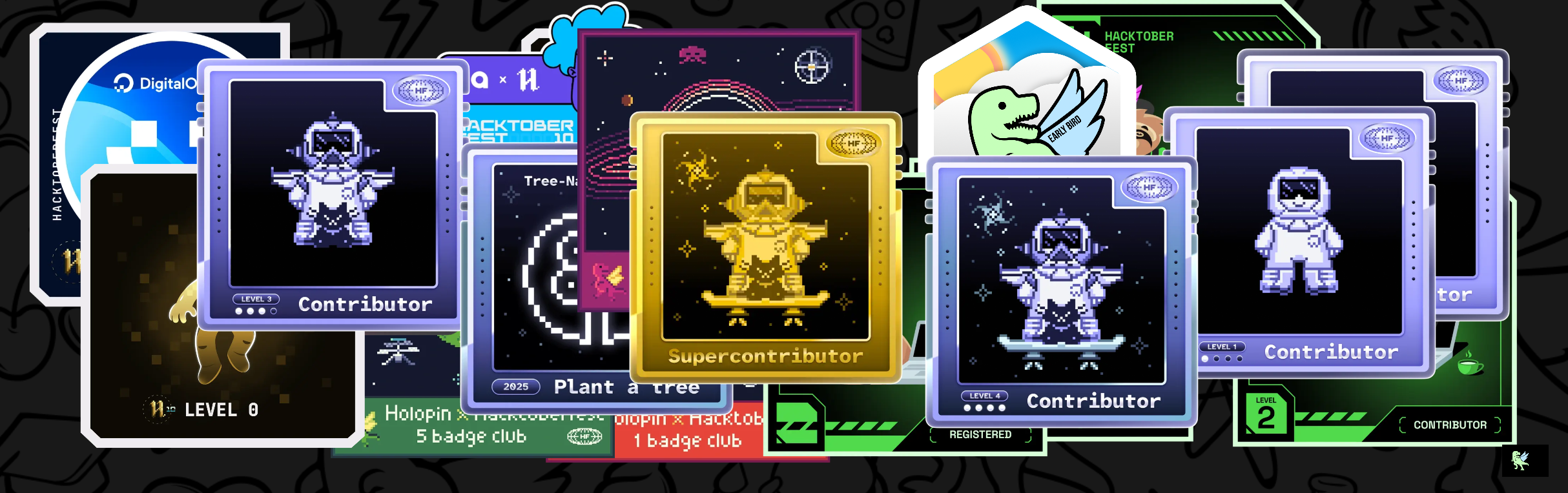 An image of @theajmalrazaq's Holopin badges, which is a link to view their full Holopin profile