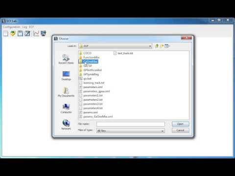 Choose ECF executable file