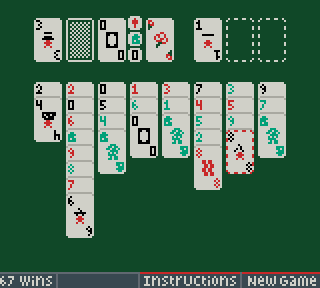 The Shenzhen Solitaire GBC Gameplay Screen|height=576px