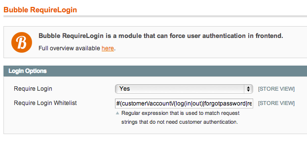 Magento Require Login