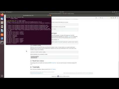1. Installing ROS Melodic Morenia - ROS (C++) With Git From The Ground Up Tutorial Series