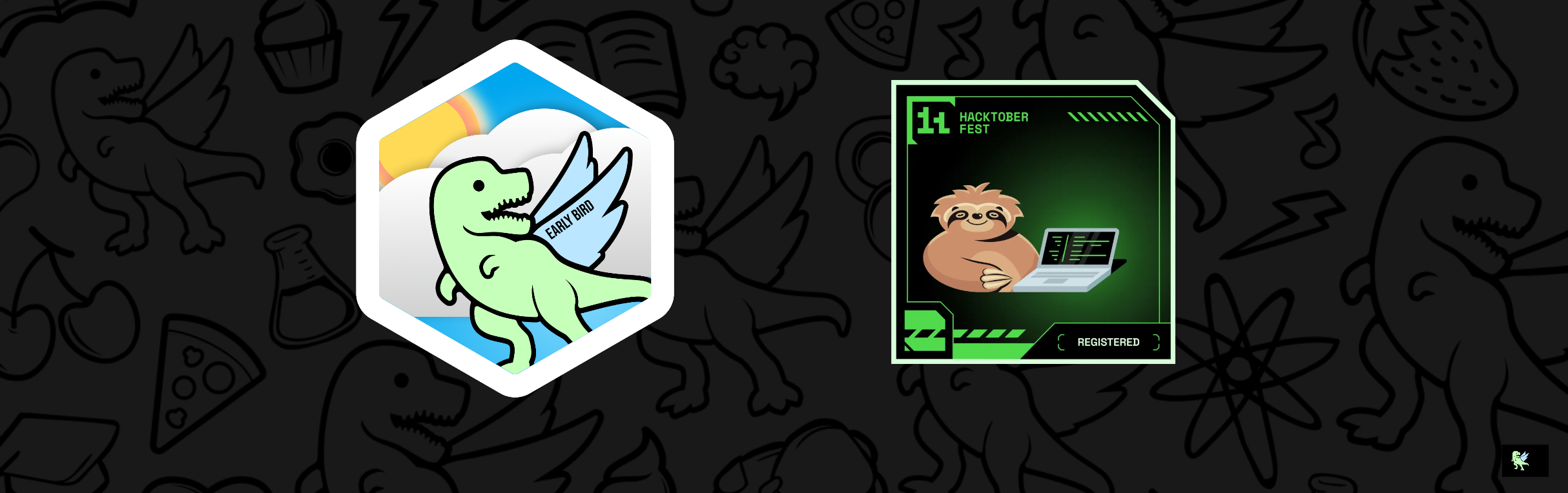 An image of @tomas2305's Holopin badges, which is a link to view their full Holopin profile