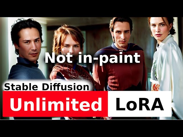Stable diffusion tutorial - How to use Unlimited LoRA models in one image without in-paint