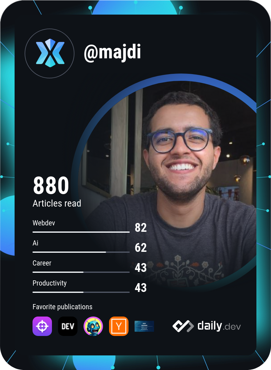 Majdi Zlitni's Dev Card