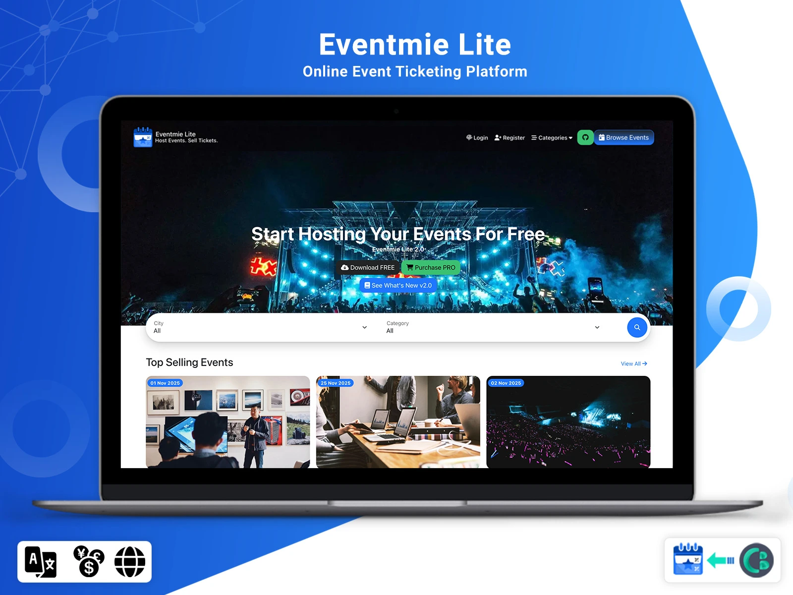 Eventmie - Event planning reimagined with Laravel