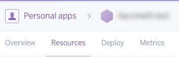 Resources Tab