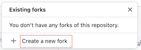 Create fork