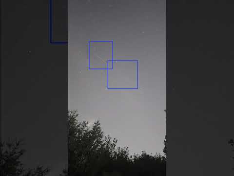 AI-powered Detection and Annotation of streaks in a cloudy view of Pegasus constellation, with a Samsung S25 Ultra
