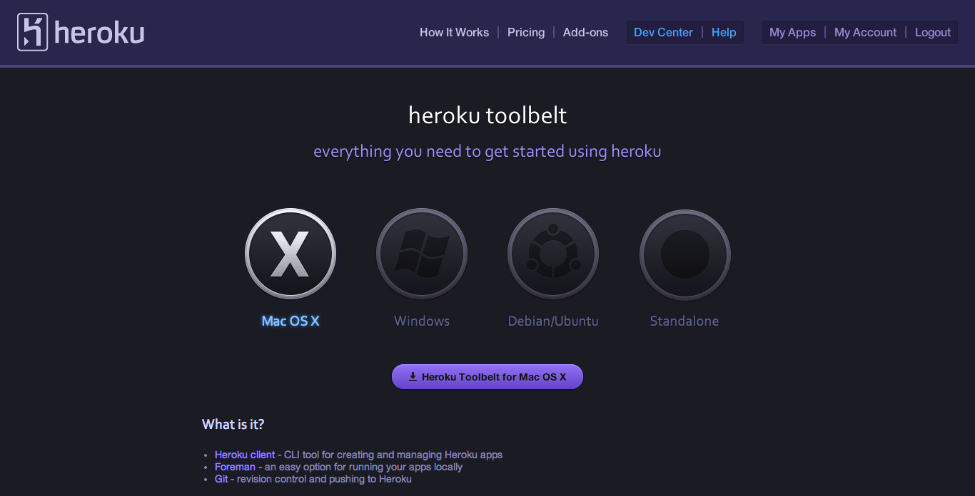 Heroku Toolbelt