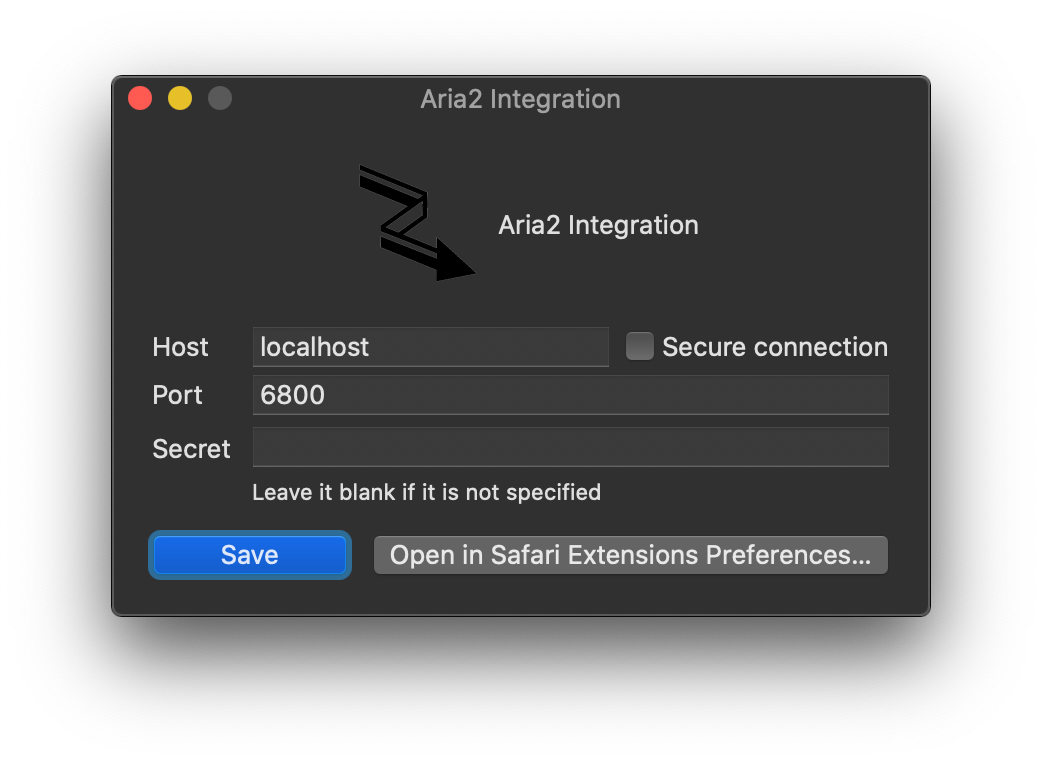 Aria2 Integration App