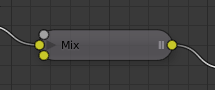 Blender mix node collapsed