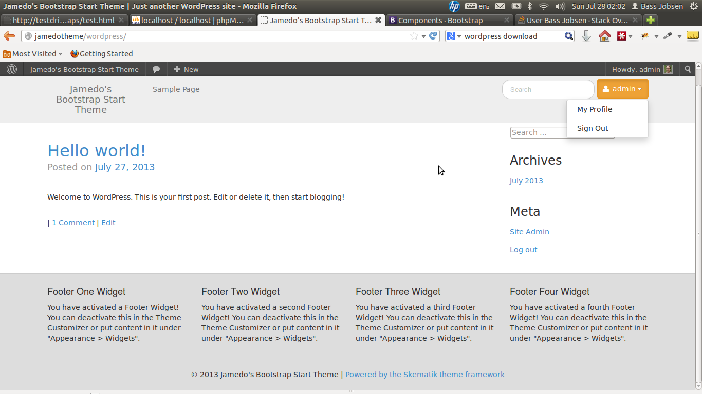 GitHub - Krillsson/jamedo-bootstrap-start-theme: Powerful theme ...