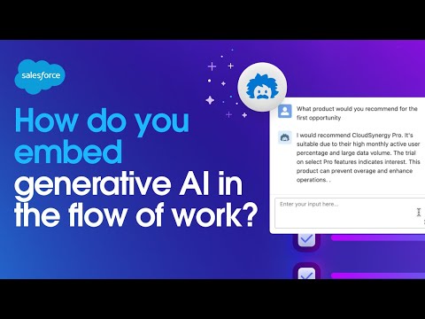 How Do You Embed Generative AI in the Flow of Work?