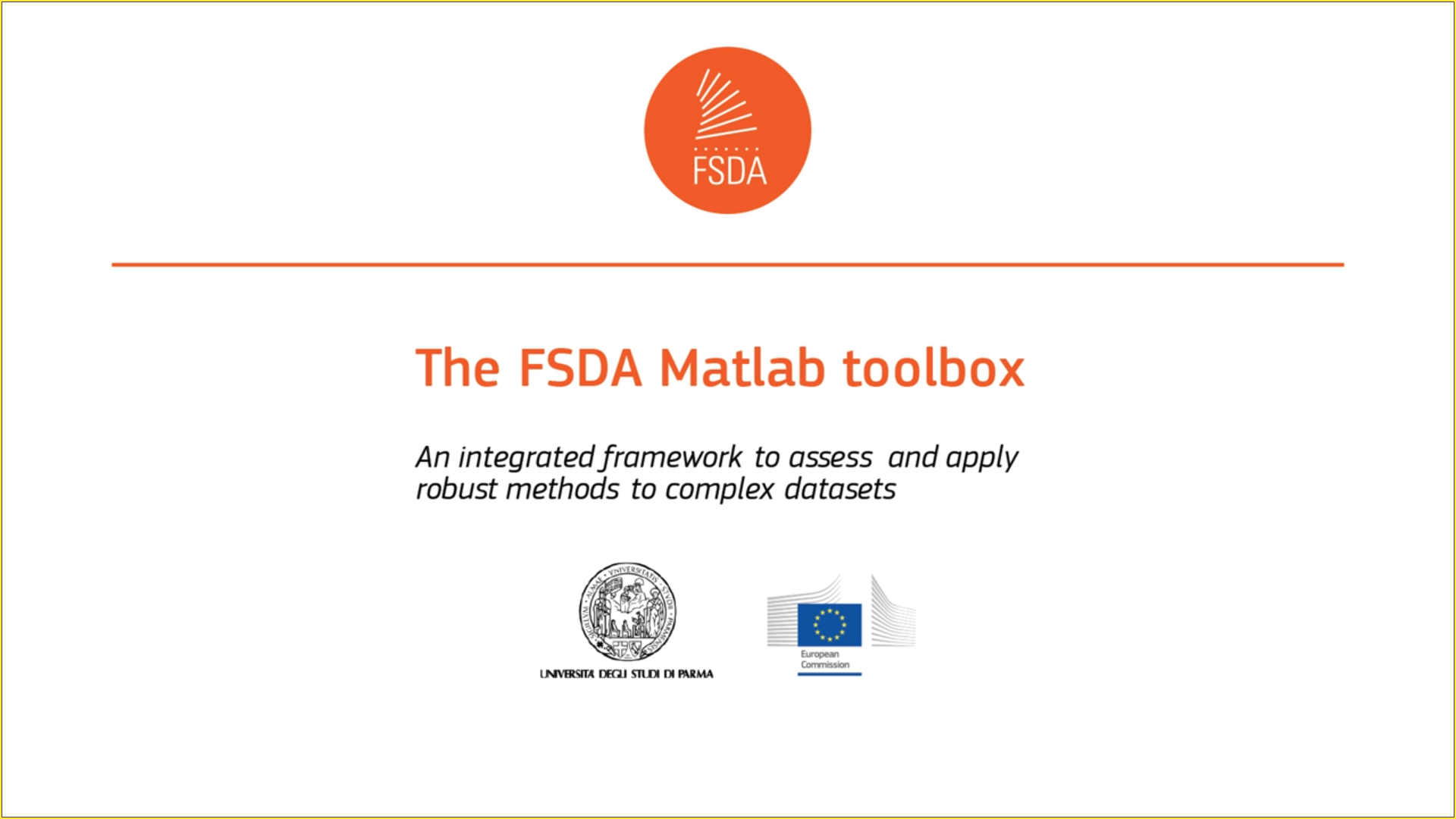 FSDA TOOLBOX OUTLOOK