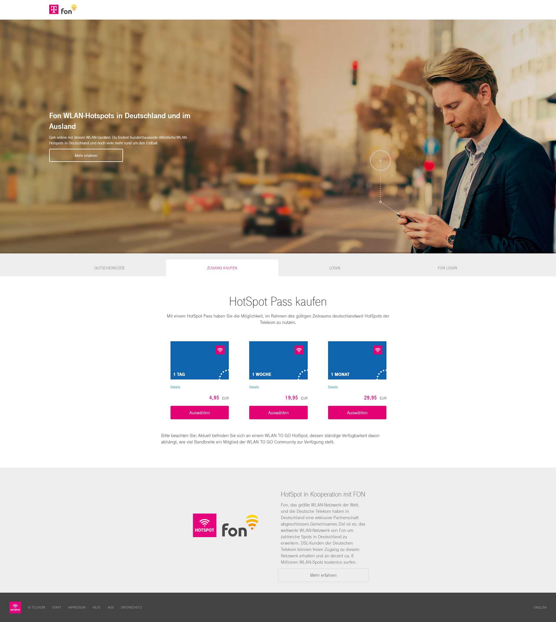 Telekom_FON Login Page