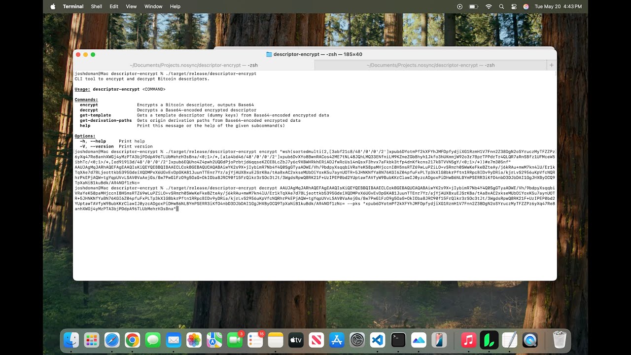 descriptor-encrypt Demo