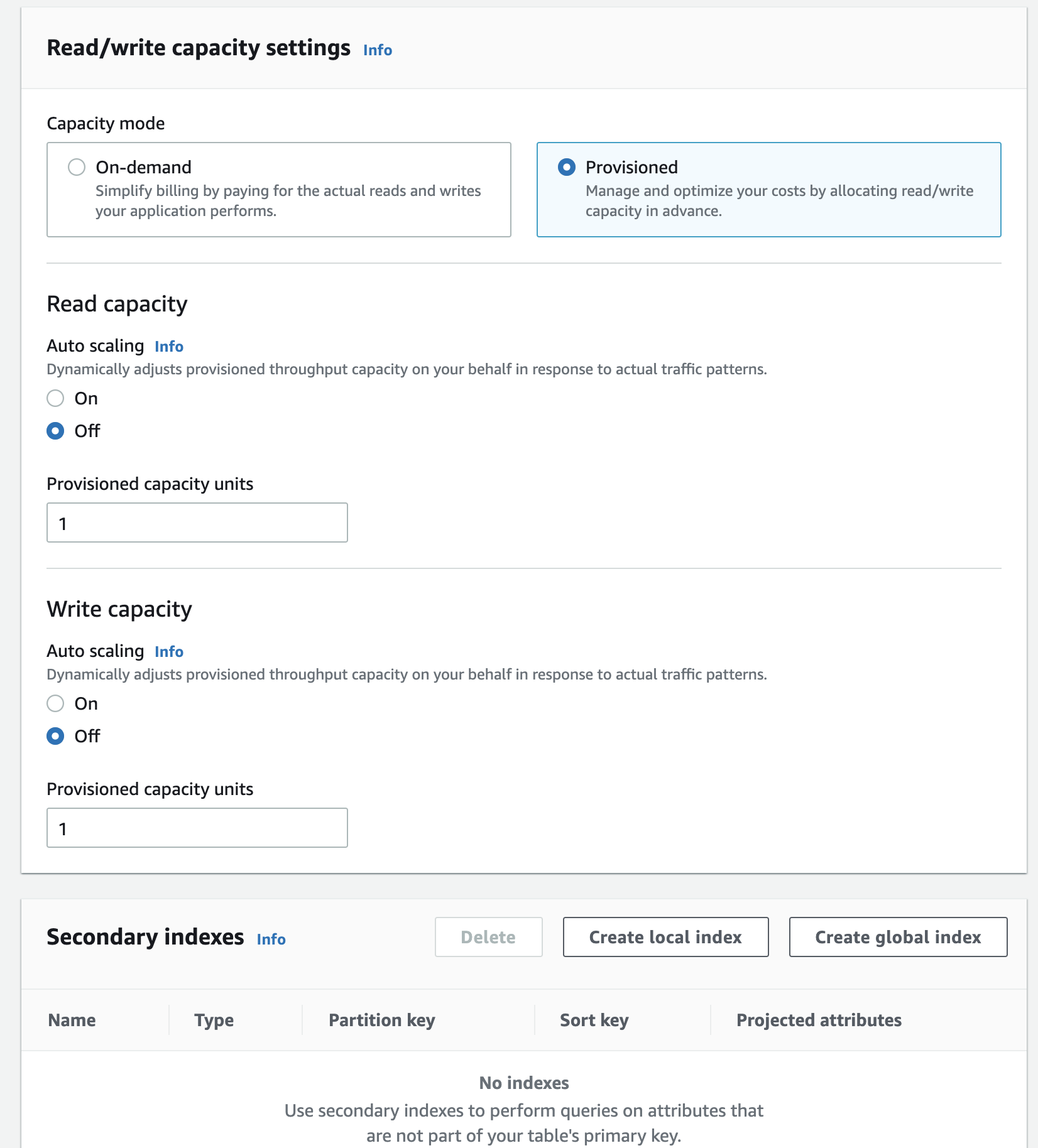 Configure provisioning