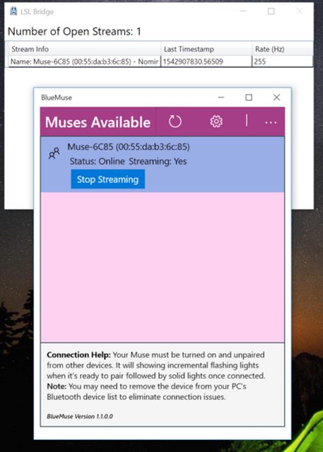 bluemuse screenshot