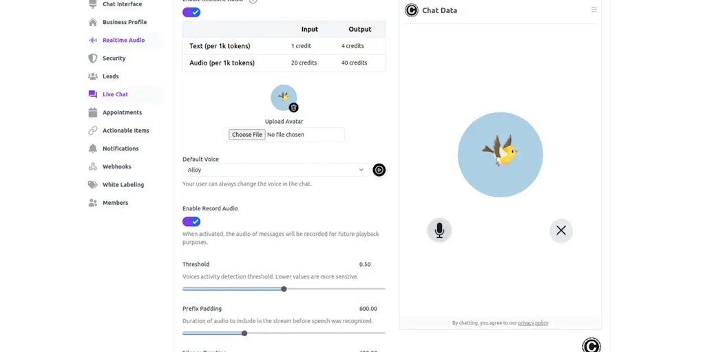 Chat Data 2.0 With Realtime Voice Rag