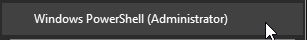 administrative PowerShell