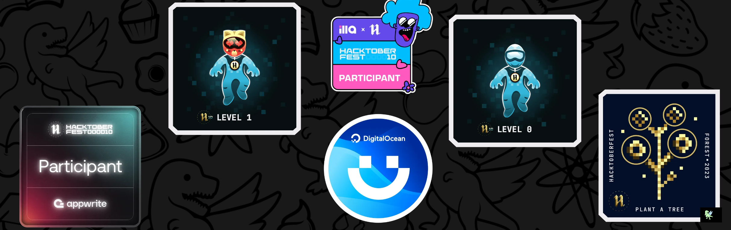 An image of @saurabh001s's Holopin badges