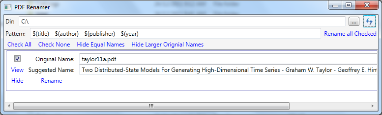 PdfRenamer snapshot